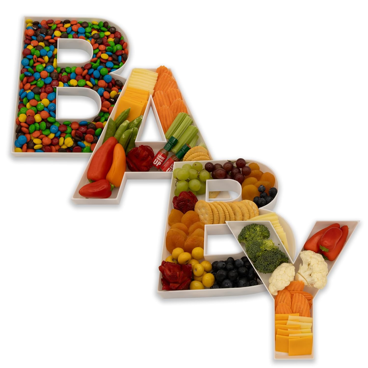 Baby Food Organizer - Gıda Doldurulabilir Harfler Şekilli Tatlılar Çiçek