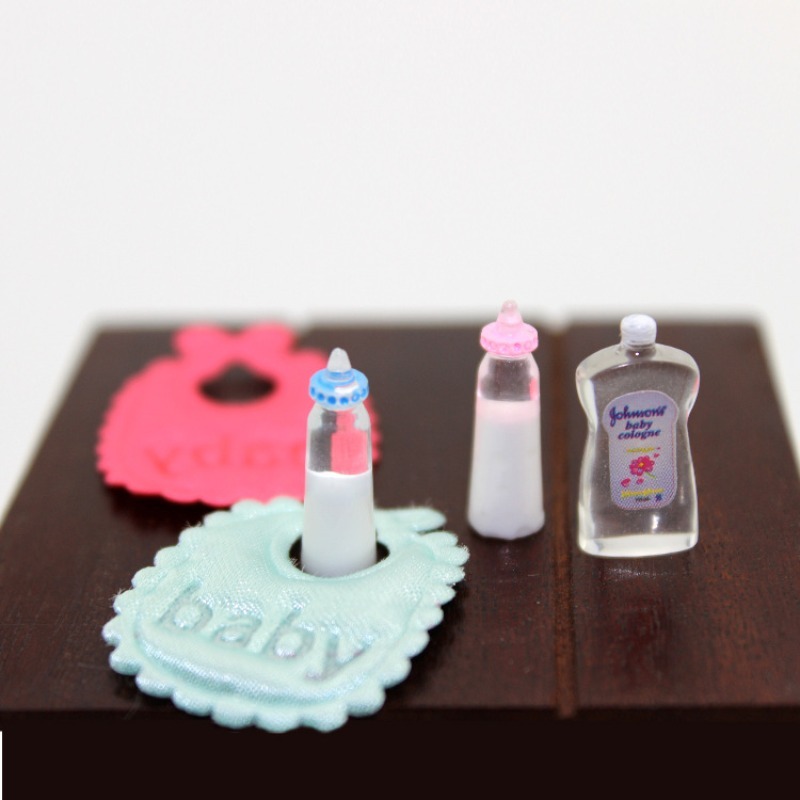 Baby Food Kit - DOLLHOUSE Minyatür Yiyecek Oyuncak Sahne Modeli