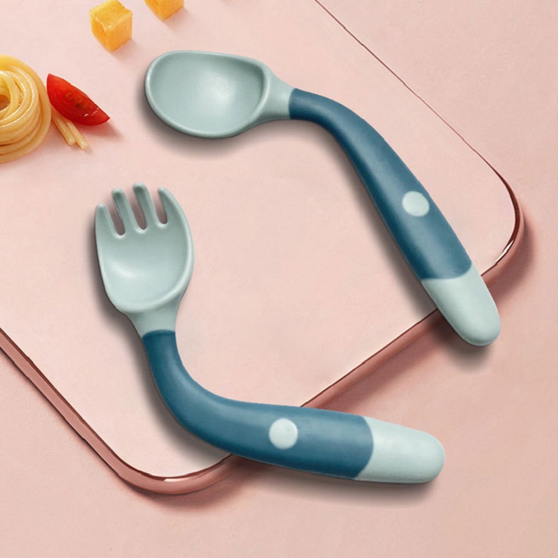 Baby Food Eating - Bebekler için bükülebilir silikon kaşık BPA