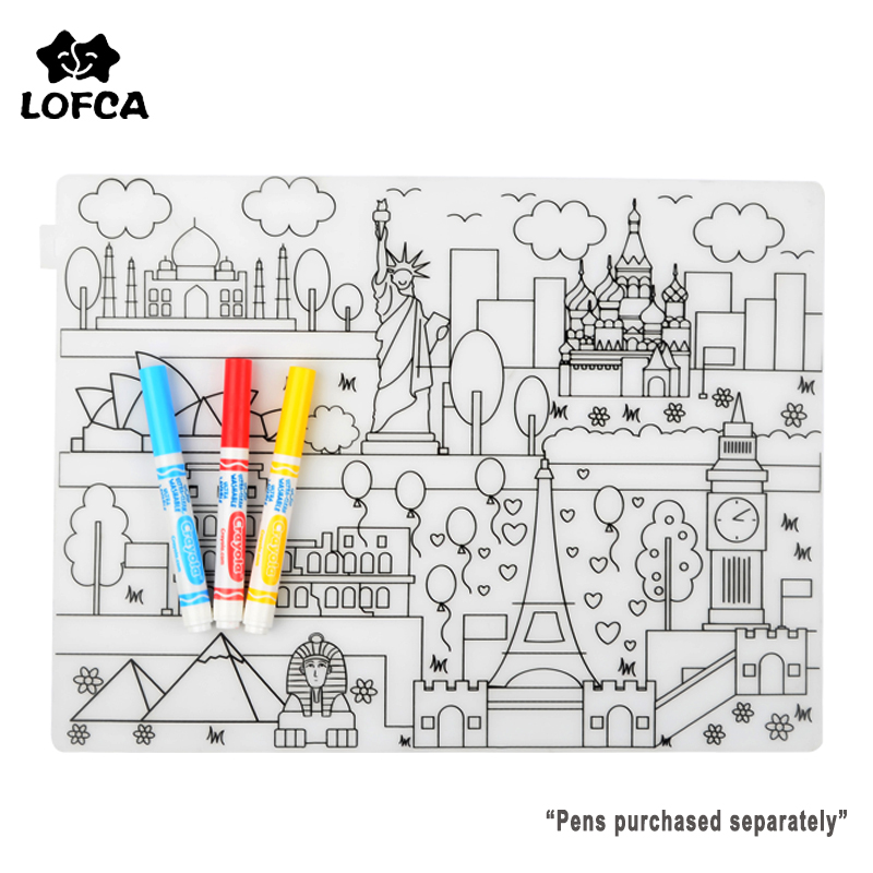 Baby Food Kit - Silikon bebek Placemat 1 adet bebek