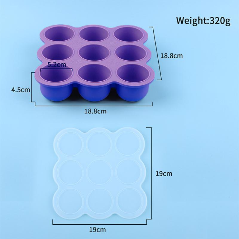 Bebek Maması Silikon Kap 9 Böl - Baby Food Organizer incelemesi ve fiyatı