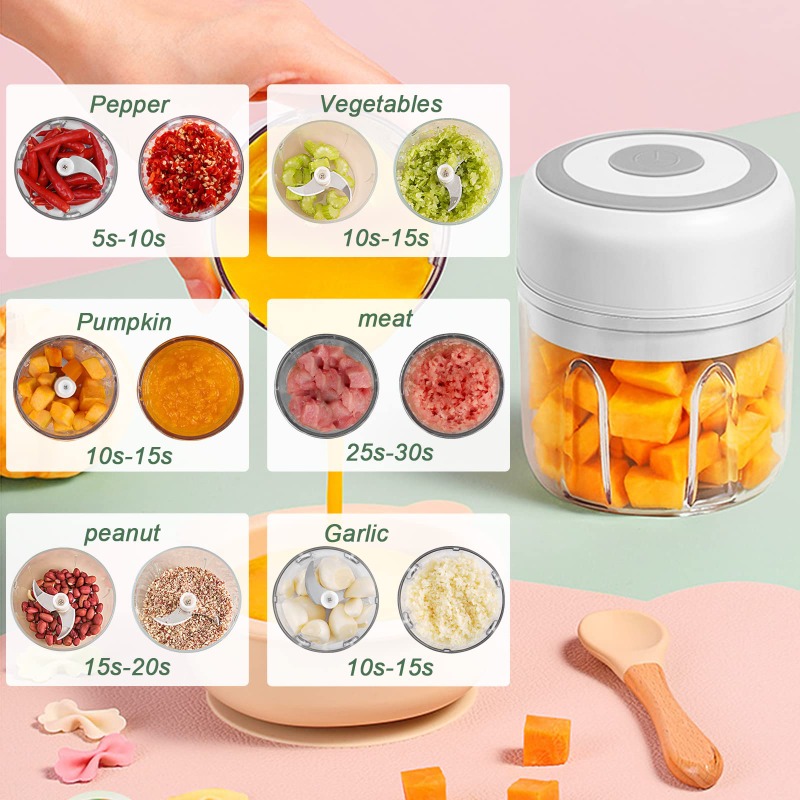 250ML elektrikli sarımsak deği - Baby Food Mixer incelemesi ve fiyatı